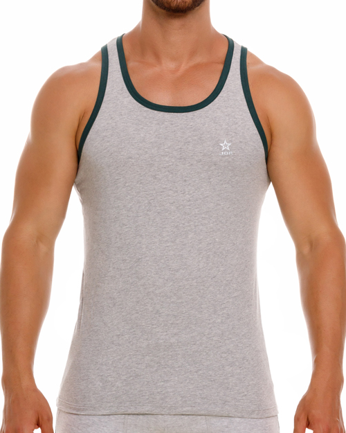 2138 VARSITY TANK TOP  GRAY