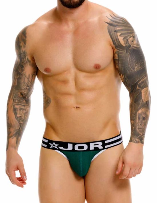 2365 RUSH DUO JOCKS GREEN-WHITE