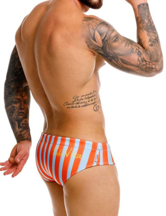 2390 ITALY SWIM BRIEF  ORANGE