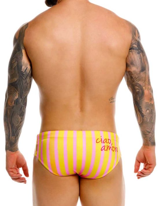 2390 ITALY SWIM BRIEF  YELLOW