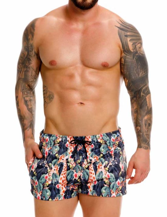 2396 KENIA MINI SHORT PRINTED
