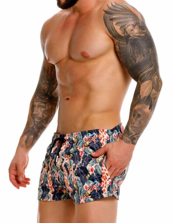 2396 KENIA MINI SHORT PRINTED