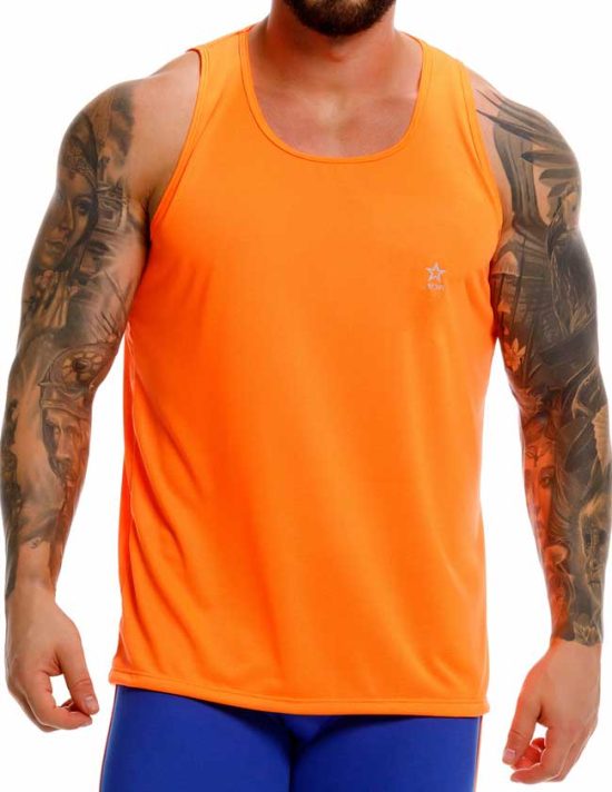 2411 BIKER TANK TOP ORANGE