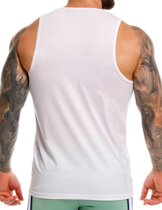 2411 BIKER TANK TOP WHITE