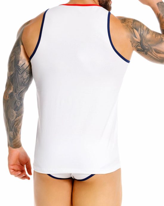 2438 DELTA TANK TOP WHITE