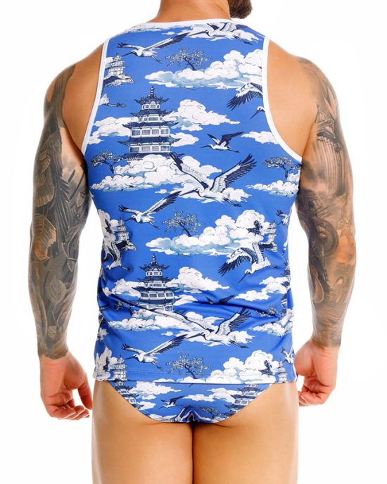 2477 SHANGHAI DUO TANK TOP-BIKINI BLUE
