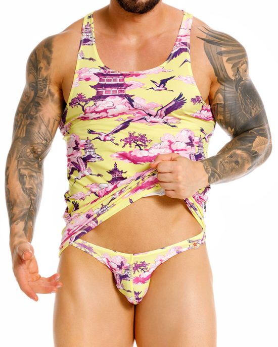 2477 SHANGHAI DUO TANK TOP-BIKINI YELLOW